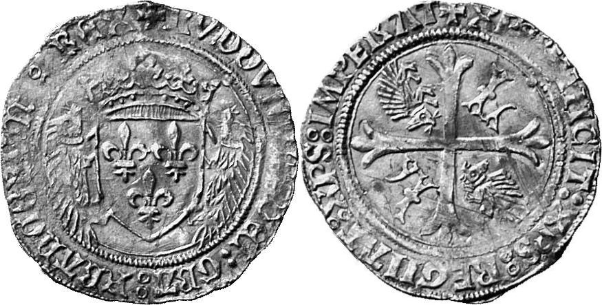 FRANKREICH KÖNIGREICH Louis XII, 1498-1514. Ecu d'or au porc-épic o. J. (1507), Montpellier.