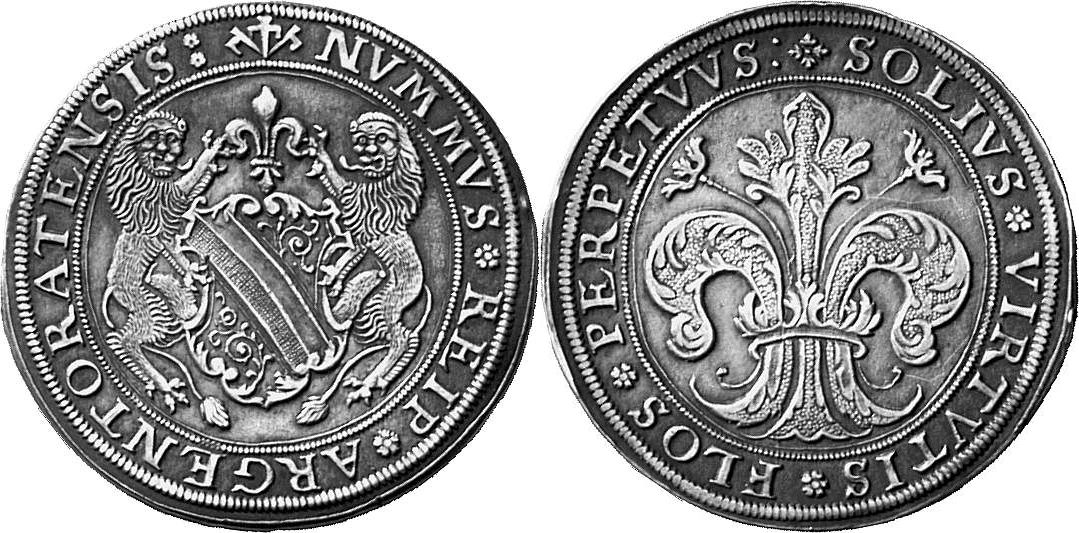 FRANKREICH/ELSASS STRASSBURG Reichstaler o. J. (17. Jahrhundert).