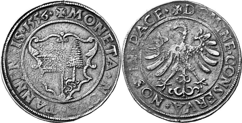 FRANKREICH/ELSASS THANN Taler 1556.