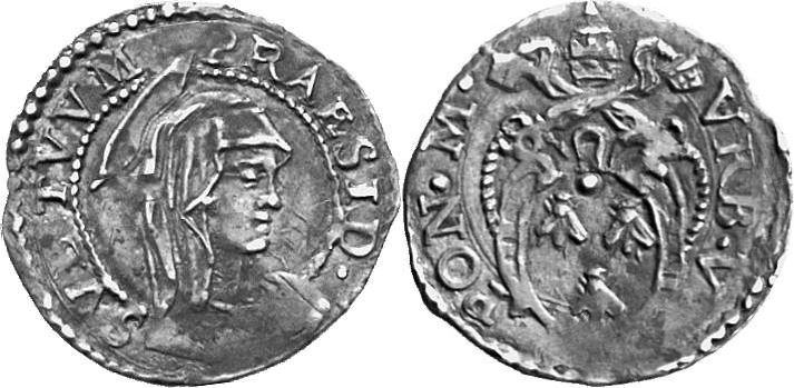 ITALIEN KIRCHENSTAAT/VATIKAN Urban VIII., 1623-1644. 1/2 Grosso o. J., Rom.