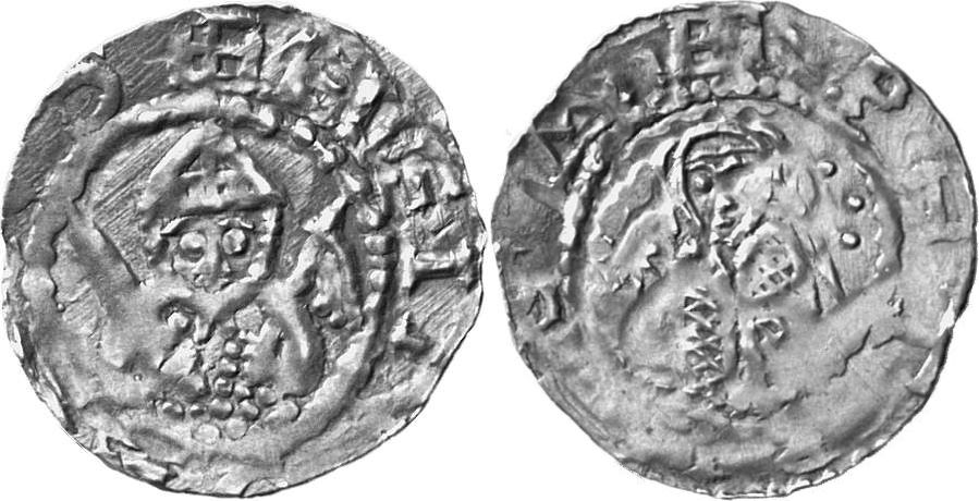 BRANDENBURG Przibislaw Heinrich, 1127-1150. Dünnpfennig, Brandenburg.