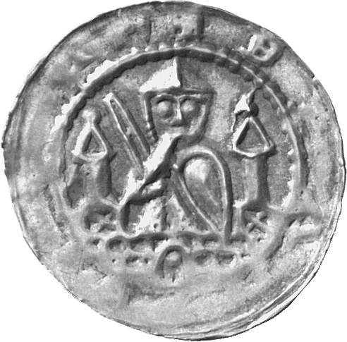 BRANDENBURG Albrecht der Bär, 1134-1157. Brakteat, Brandenburg.