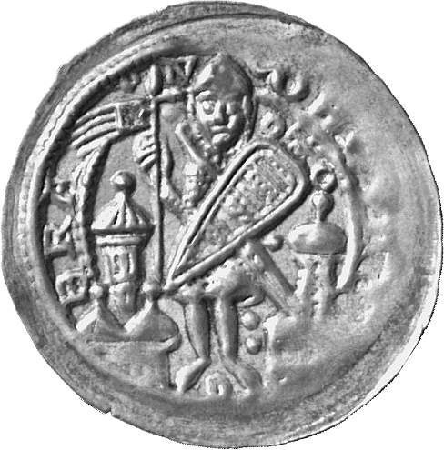 BRANDENBURG Otto I., 1157-1184. Brakteat, Brandenburg.