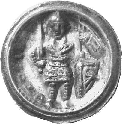 BRANDENBURG Otto II., 1184-1205. Brakteat, Brandenburg.
