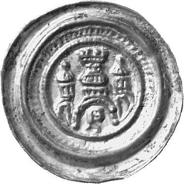 BRANDENBURG Otto II., 1184-1205. Brakteat, Salzwedel.