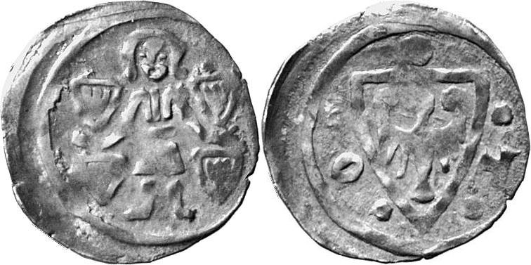 BRANDENBURG Otto IV., 1266-1308. Denar, Brandenburg.