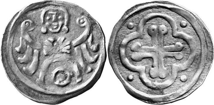 BRANDENBURG Otto IV., 1266-1308. Denar, Stendal.