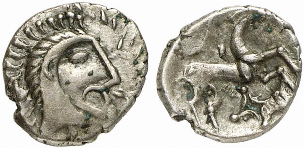 BRITANNIA ICENI. Boudicca, 61 n. Chr. AR-"Unit", 61;