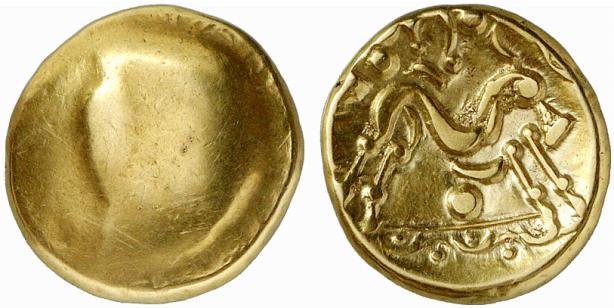 BELGICA AMBIANI. AV-Stater, 60/50 v. Chr.;