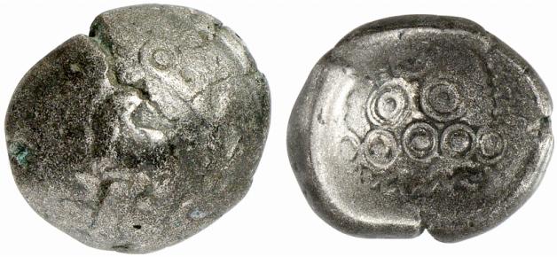 GERMANIA VINDELIKER. AR-Stater, 50/25 v. Chr.;