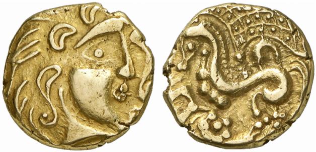 GALLIA PARISII. AV-Stater, um 60 v. Chr.;