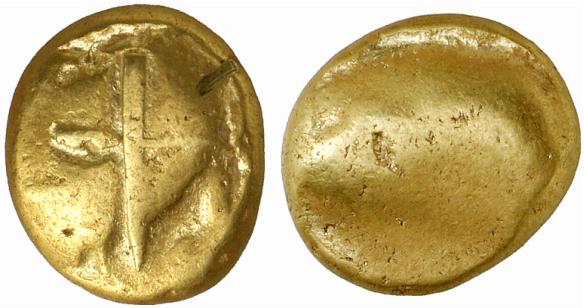 GALLIA SENONES. AV-Stater, 2./1. Jahrhundert v. Chr.;