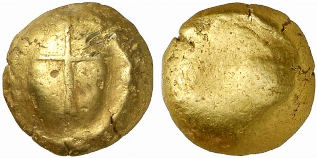 GALLIA SENONES. AV-Stater, 2./1. Jahrhundert v. Chr.;