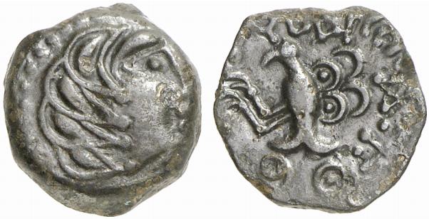 GALLIA SENONES. Æs, nach 52 v. Chr.;