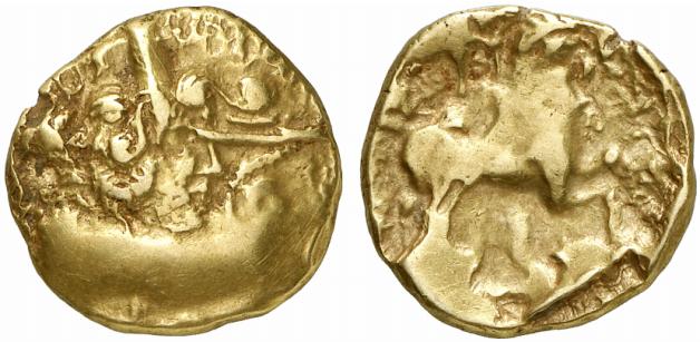 GALLIA VENETI. AV-Stater, 2. Jahrhundert v. Chr.;