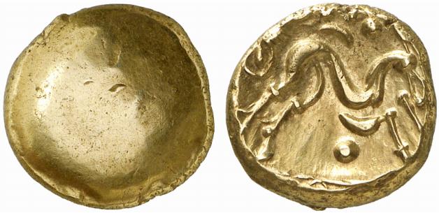 BELGICA AMBIANI. AV-Stater, 60/50 v. Chr.;