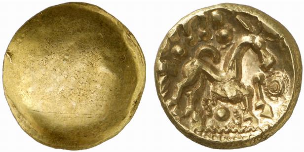 BELGICA AMBIANI. AV-Stater, 60/50 v. Chr.;