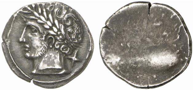 ETRURIA POPULONIA. AR-10 Asses, nach 211 v. Chr.;