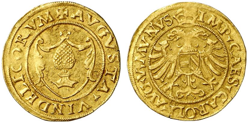 AUGSBURG STADT Goldgulden o. J. (1517-1558),