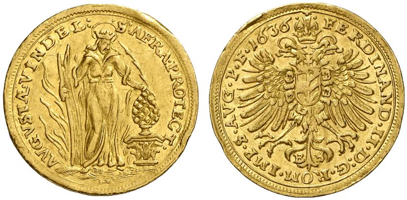 AUGSBURG STADT Dukat 1636,