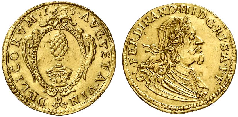 AUGSBURG STADT Dukat 1655,