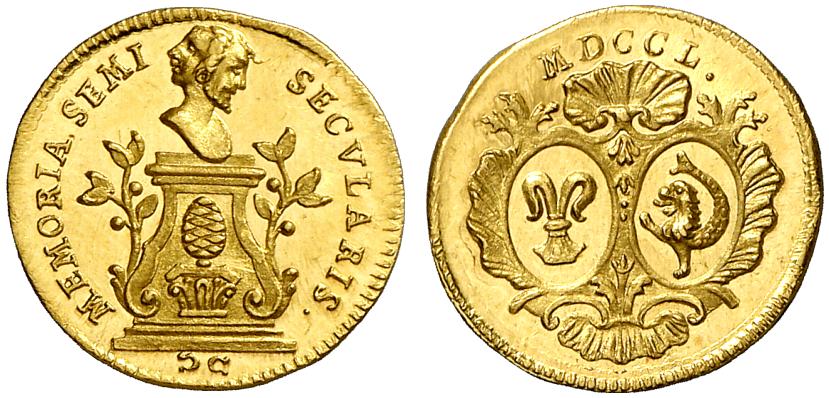 AUGSBURG STADT 1/2 Dukat 1750,