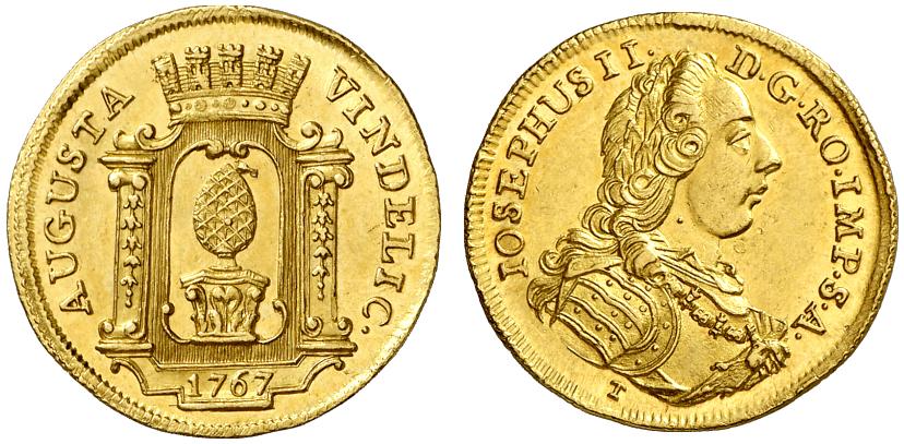 AUGSBURG STADT Dukat 1767,