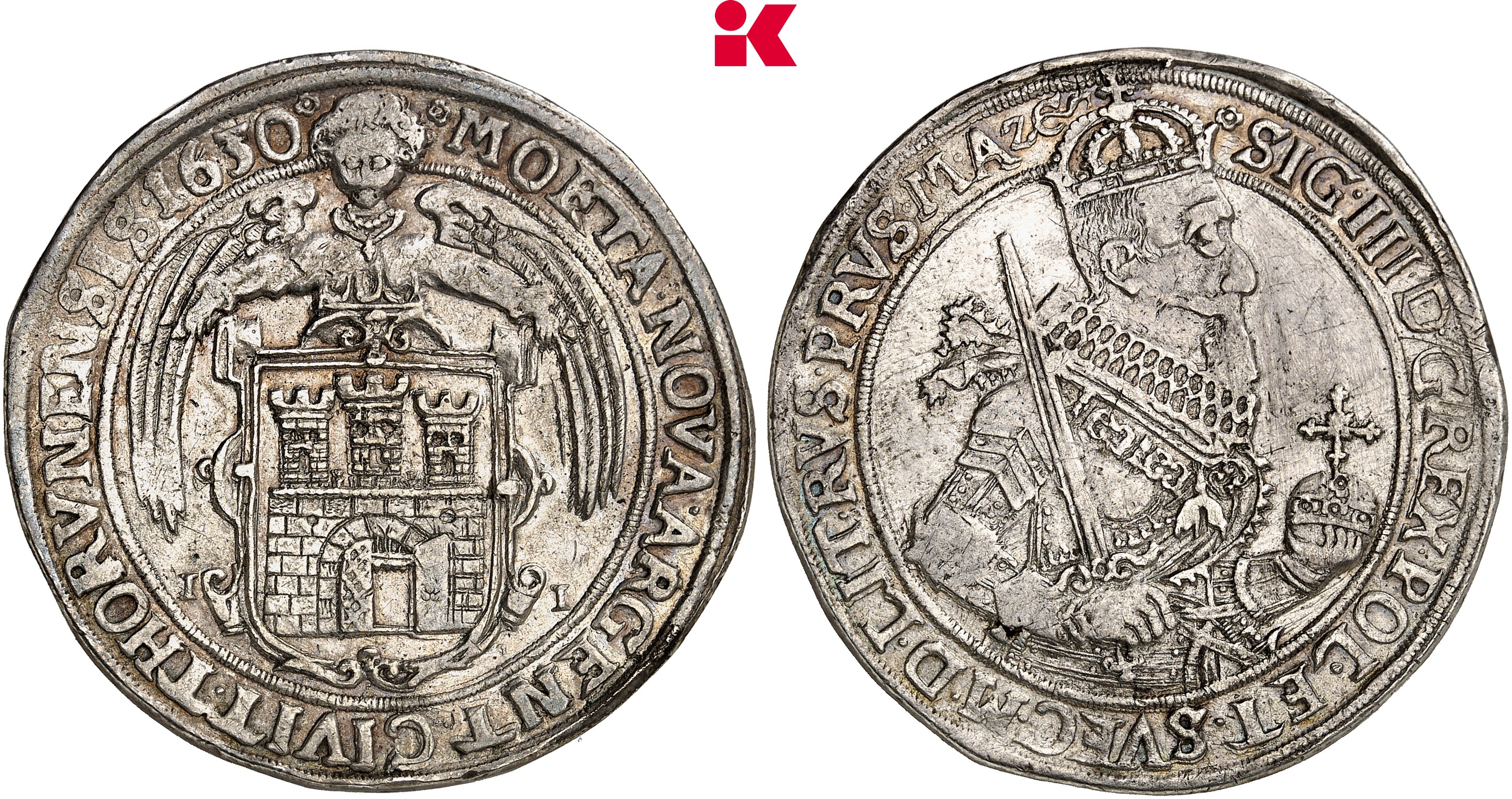POLEN THORN Stadt. Reichstaler 1630,