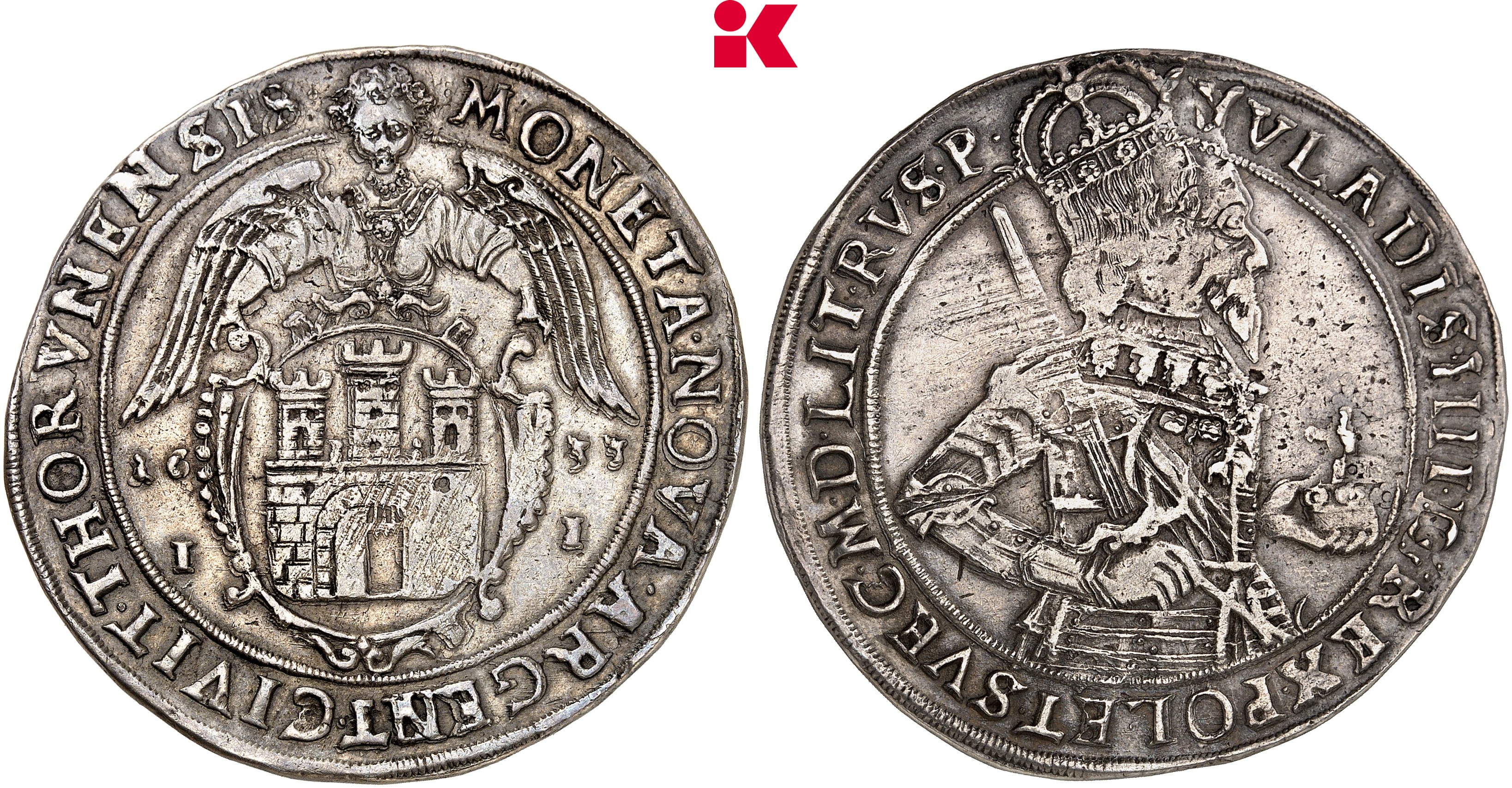 POLEN THORN Stadt. Reichstaler 1633,
