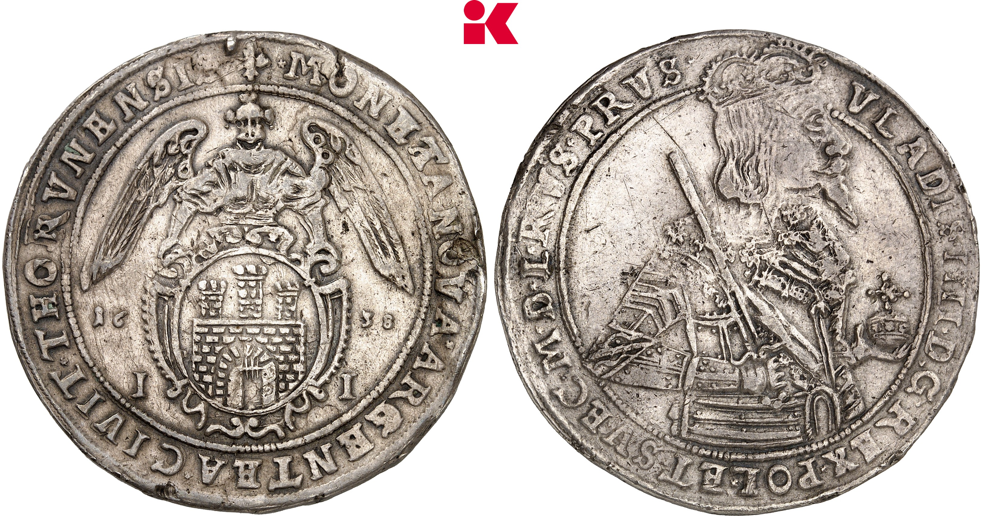 POLEN THORN Stadt. Reichstaler 1638,