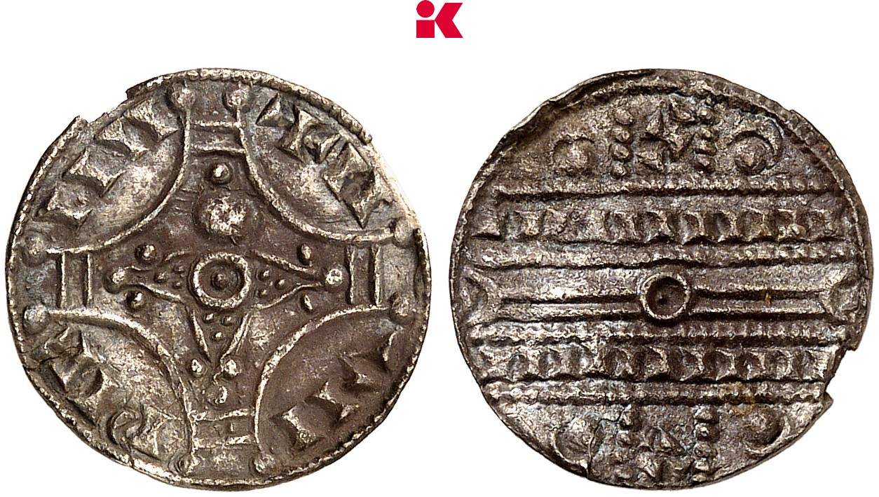 DÄNEMARK KÖNIGREICH Svend Estridsen, 1047-1074. Denar, Roskilde.