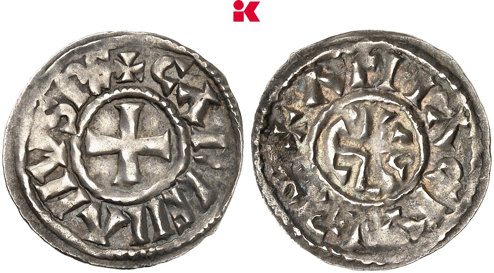FRANKREICH/KAROLINGER Karlmann, 876-880. Denar o. J., Arles (Bouches-du-Rhône).