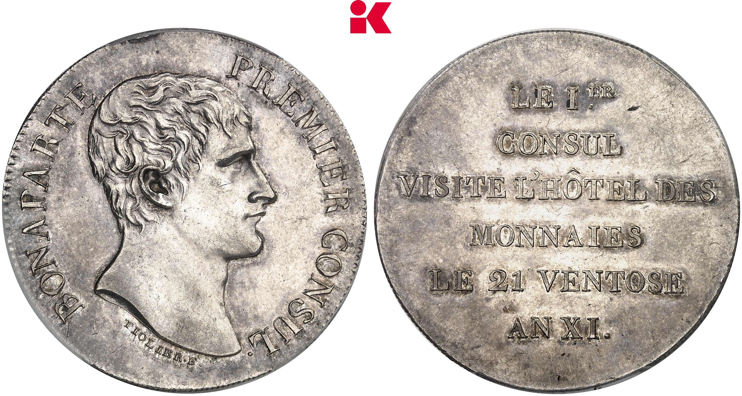 FRANKREICH KÖNIGREICH Consulat, 1799-1804. 5 Francs AN XI (1803),