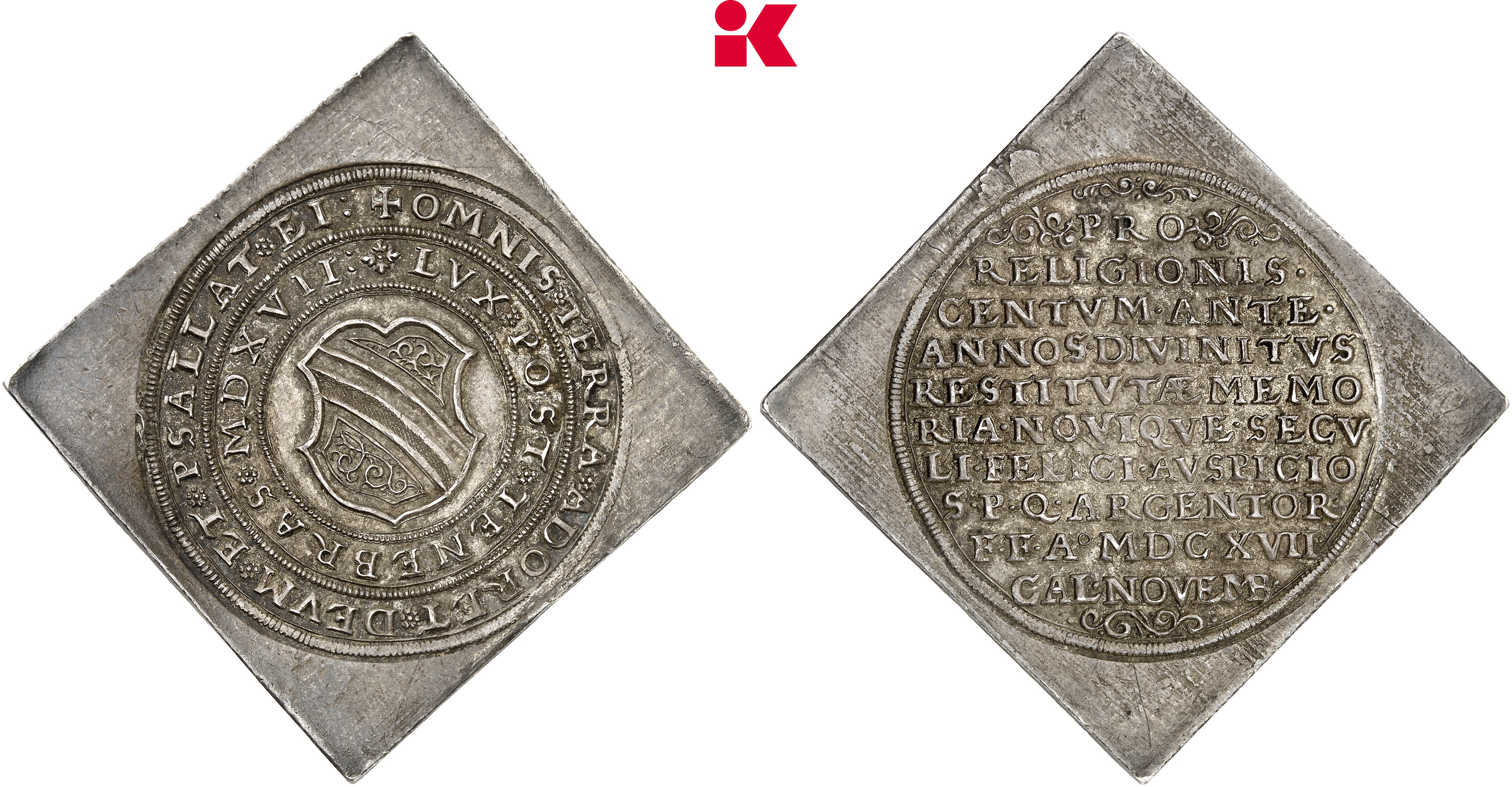 FRANKREICH/ELSASS STRASSBURG Reichstalerklippe 1617,