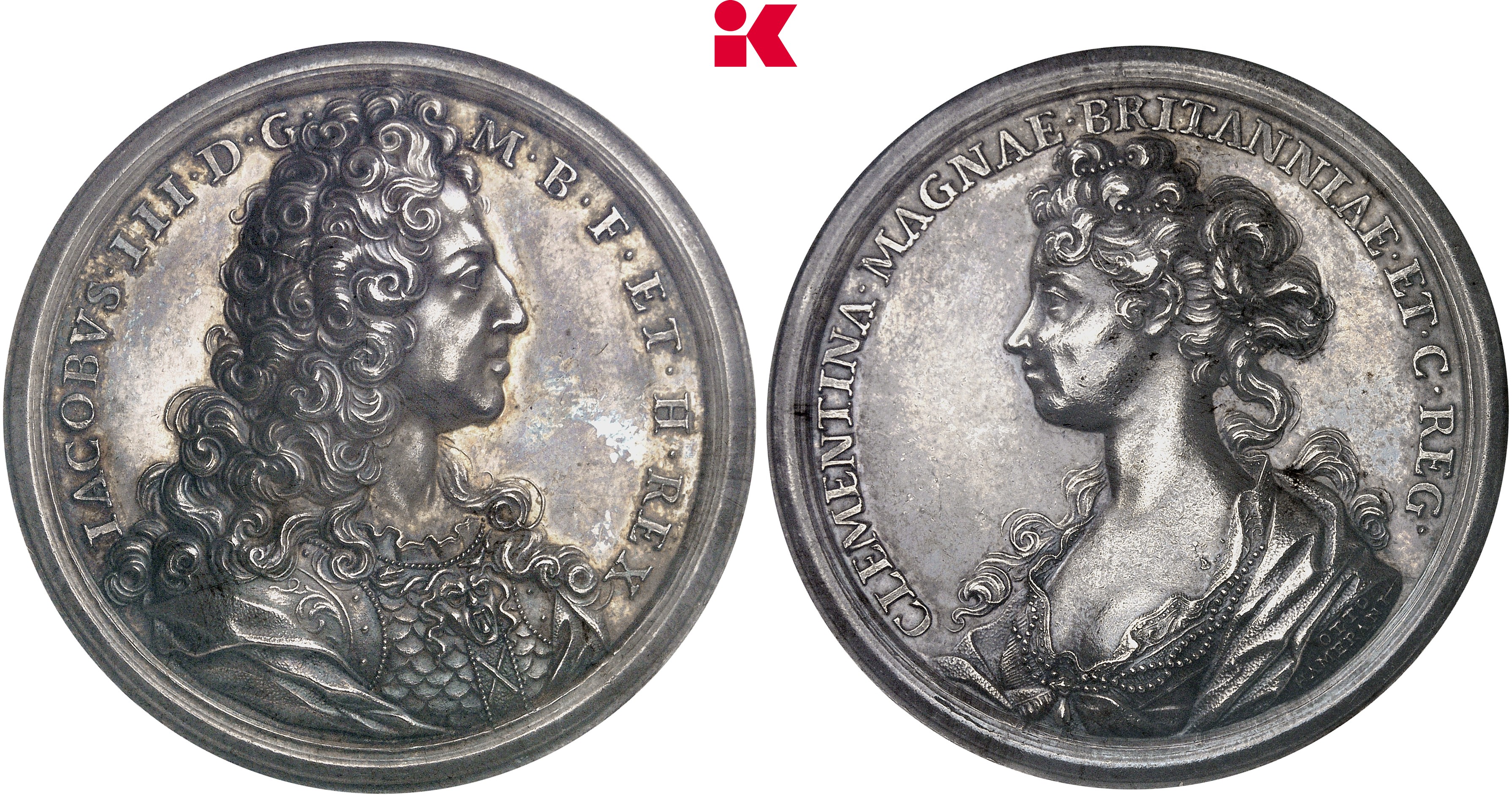 GROSSBRITANNIEN / IRLAND ENGLAND George I, 1714-1727. Silbermedaille o. J. (1719),