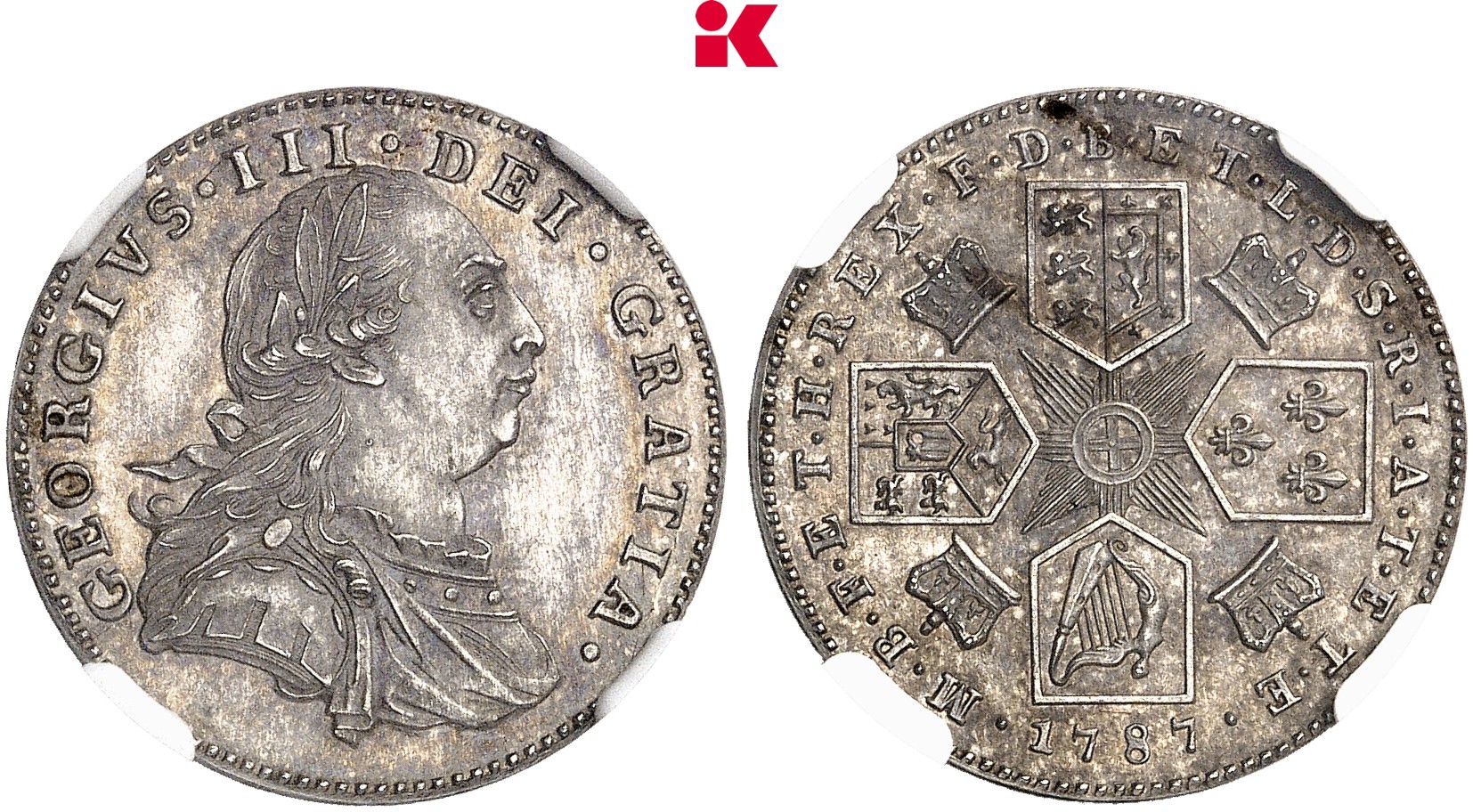 GROSSBRITANNIEN / IRLAND ENGLAND George III, 1760-1820. 6 Pence 1787, London.