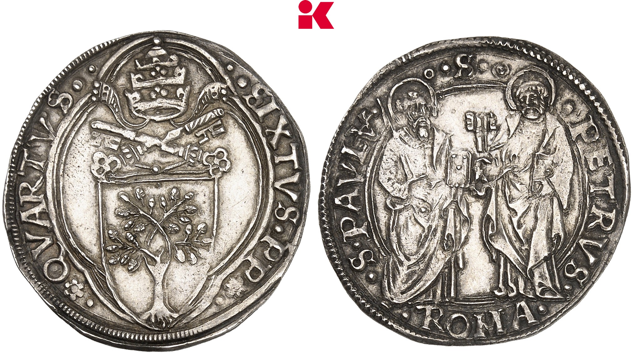 ITALIEN KIRCHENSTAAT/VATIKAN Sixtus IV., 1471-1484. Grosso o. J., Rom.
