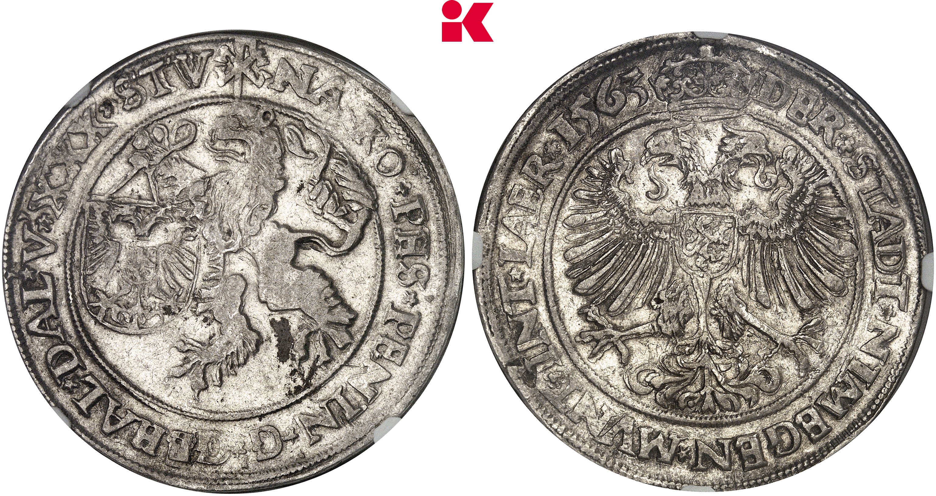 NIEDERLANDE NIJMEGEN Stadt. Taler (30 Stüber) 1563.