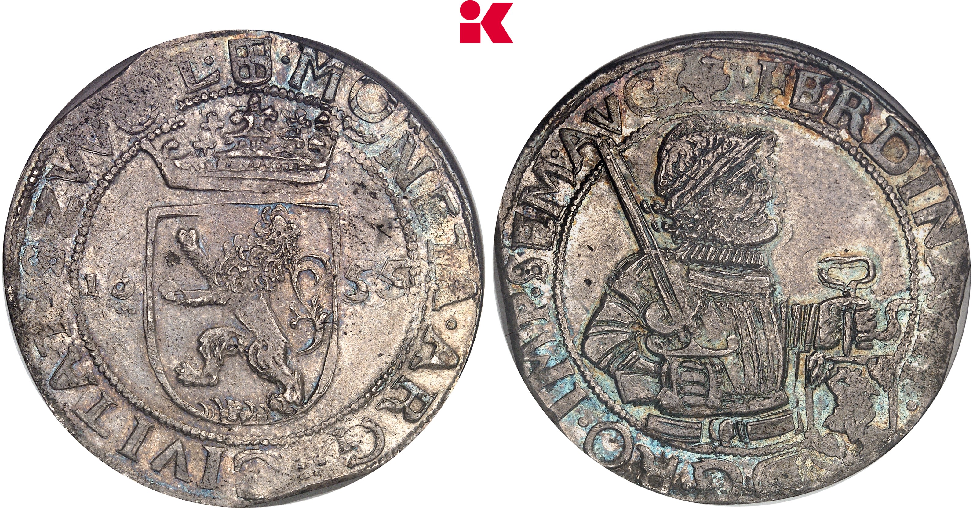 NIEDERLANDE ZWOLLE Stadt. Reichstaler 1655,
