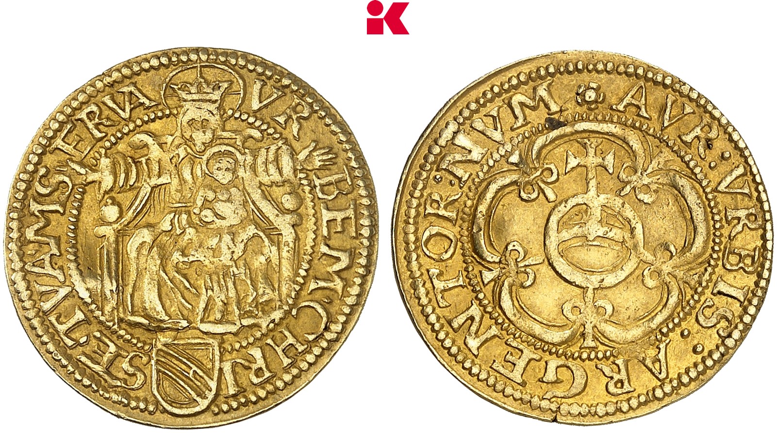 FRANKREICH/ELSASS STRASSBURG Florin d'or o. J. (1529-1601).