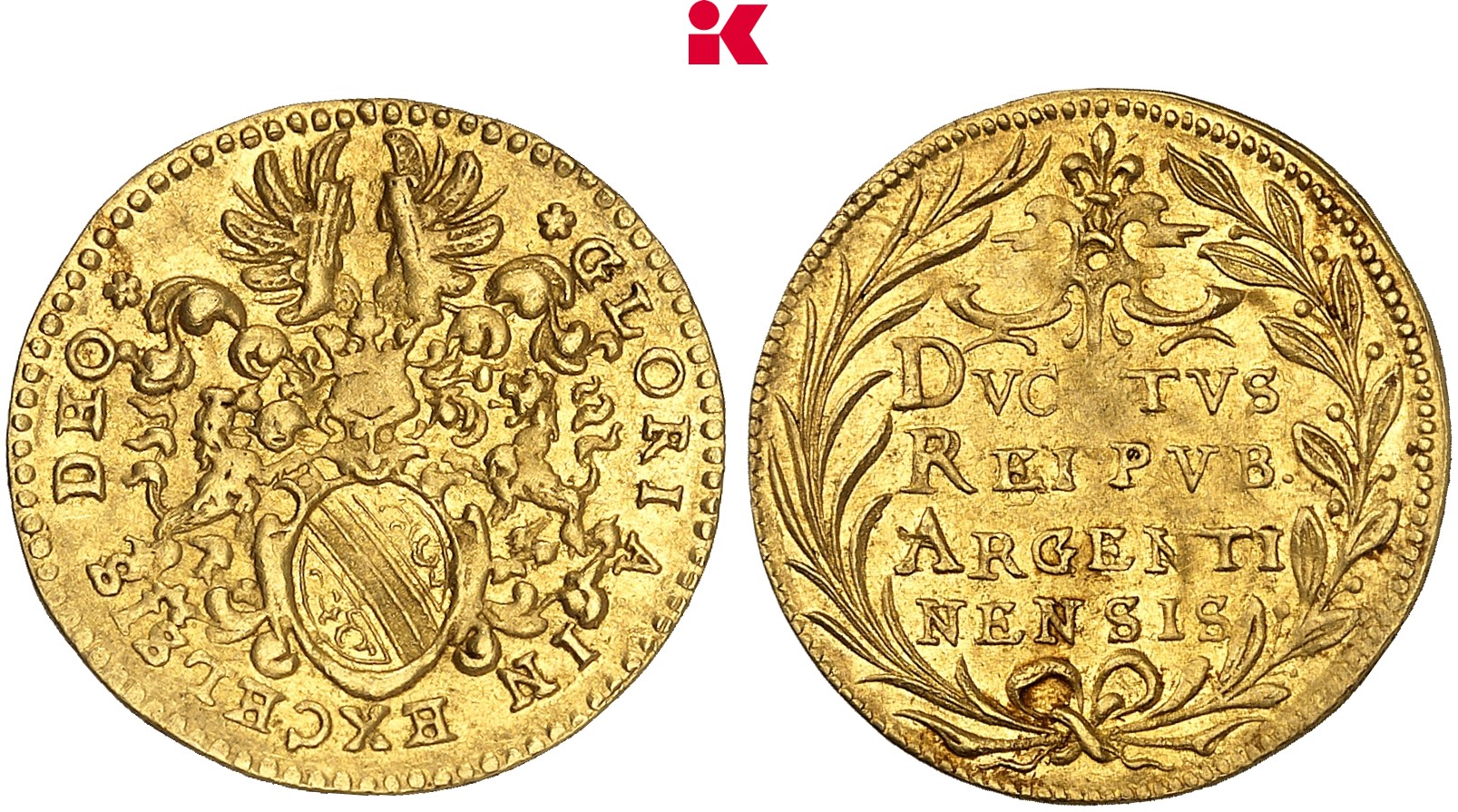 FRANKREICH/ELSASS STRASSBURG Dukat o. J. (1650).