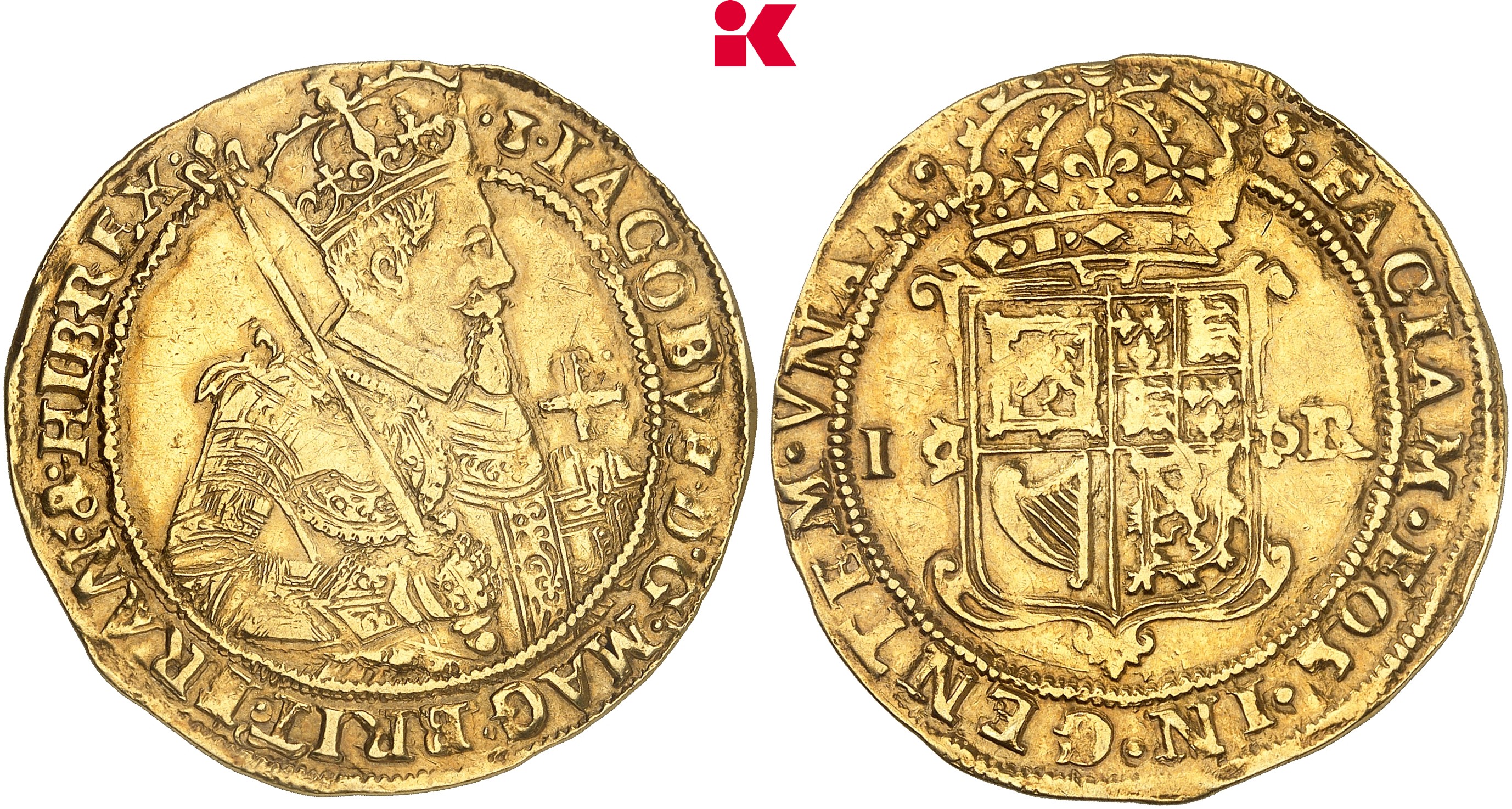 GROSSBRITANNIEN / IRLAND ENGLAND James I, 1603-1625. Unite o. J. (1606/1607), London.