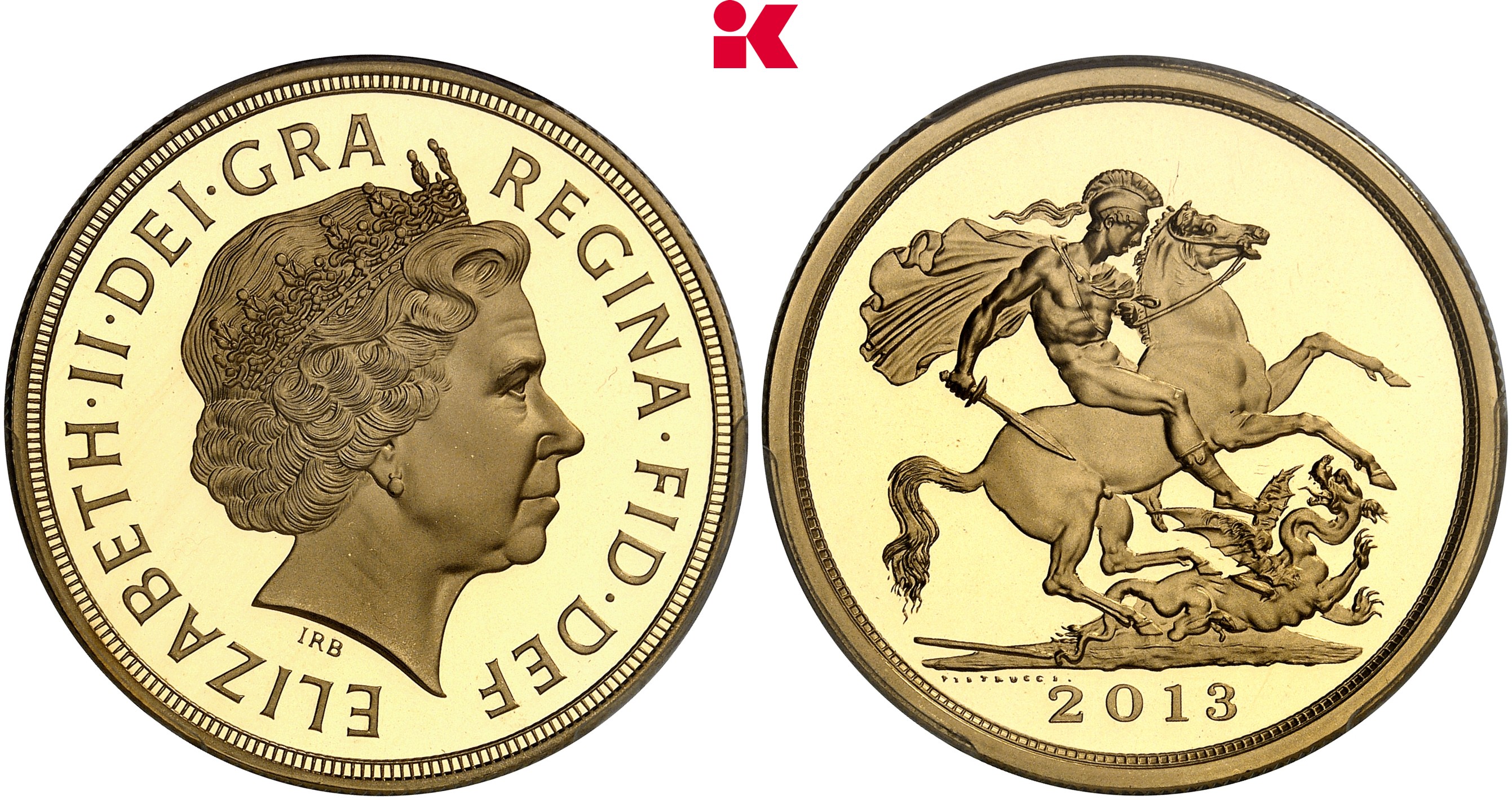 GROSSBRITANNIEN / IRLAND ENGLAND Elizabeth II, 1952-2022. 5 Pounds 2013, London.