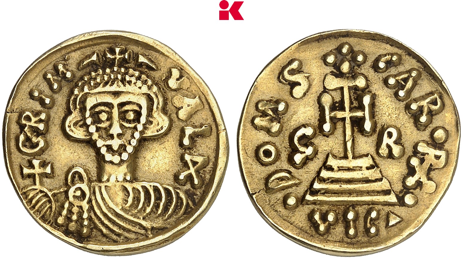 ITALIEN BENEVENTO Grimoald III., 788-806. Solidus, im Namen Karl des Großen, 788/792.