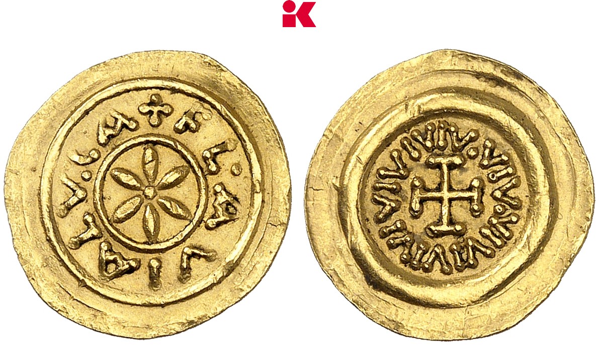 ITALIEN TOSKANA Anonym. Tremissis, 700/750, Lucca;