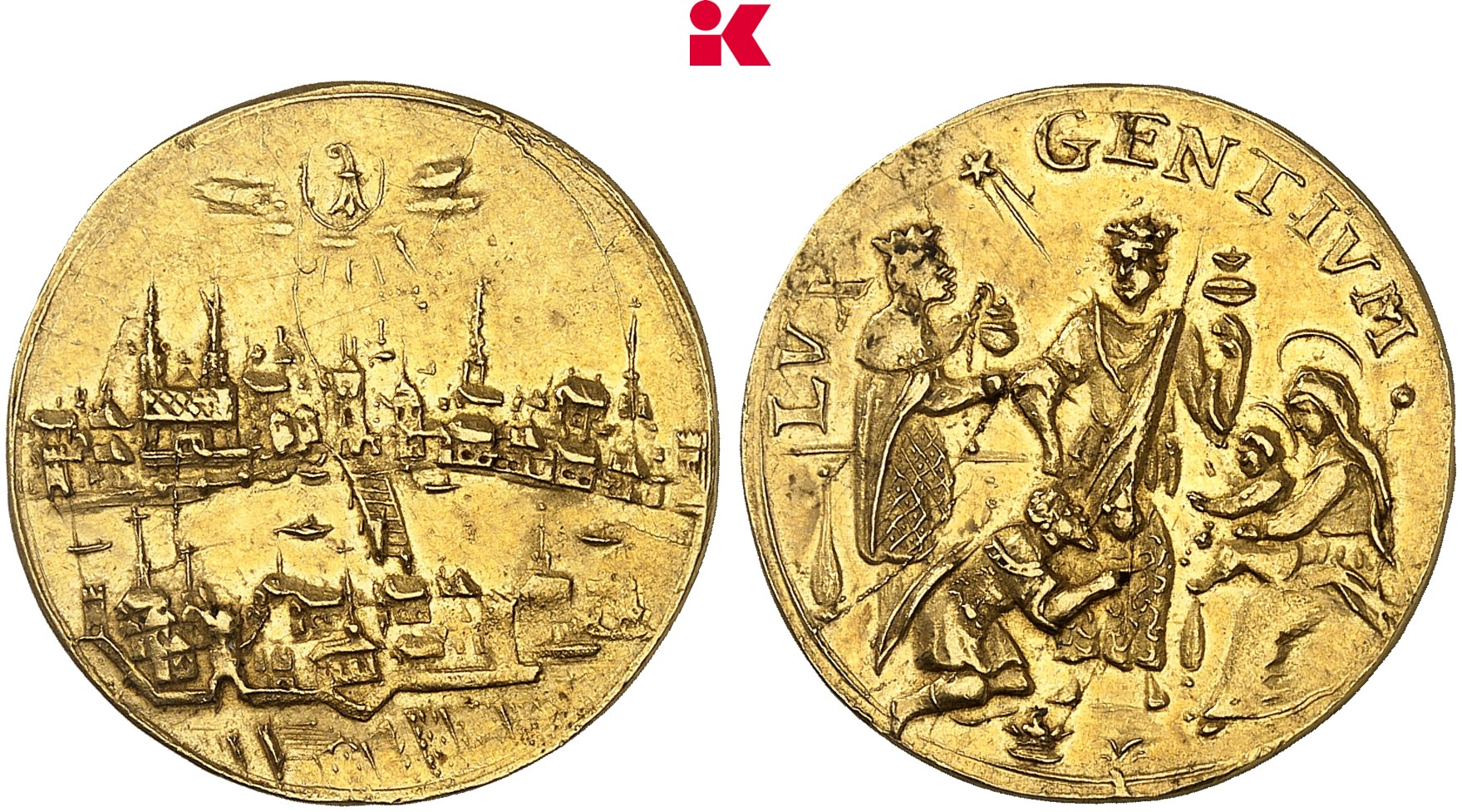 SCHWEIZ BASEL Stadt. 2 Dukaten o. J. (1680-1700).