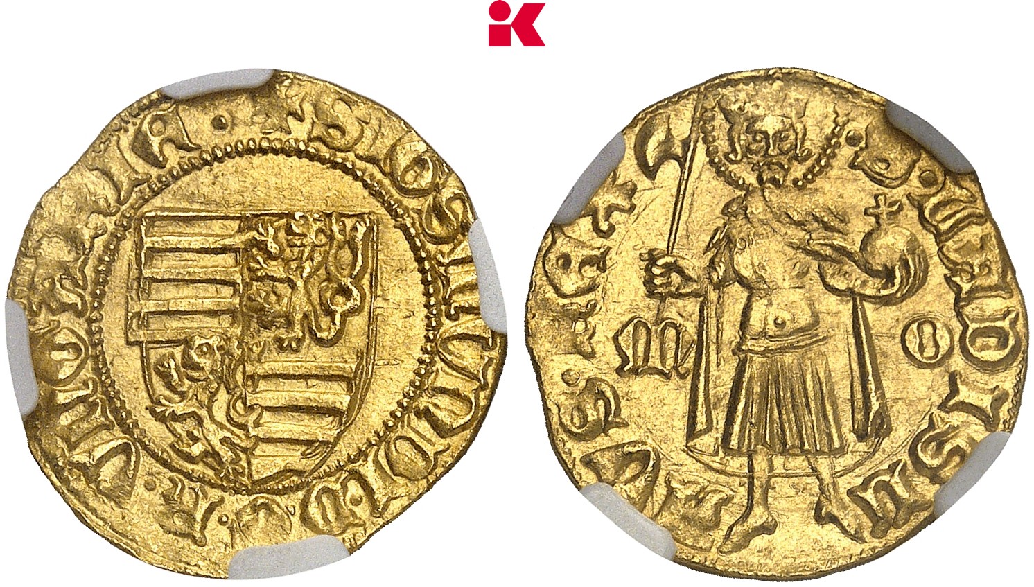 UNGARN Sigismund, 1387-1437. Goldgulden o. J. (1404/1405), Offenbánya.