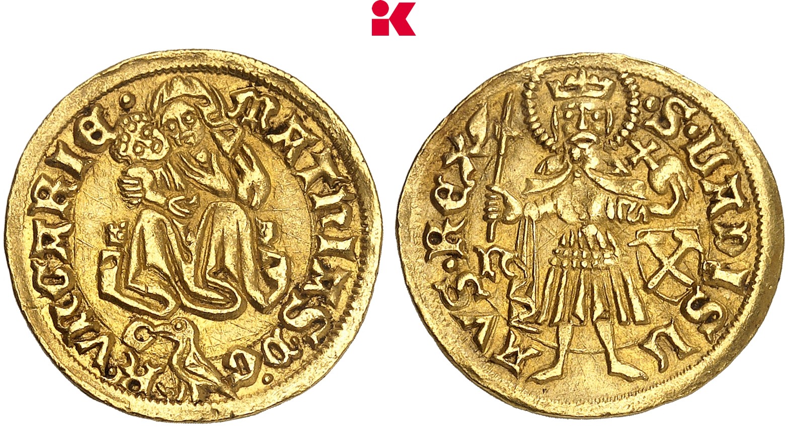 UNGARN Matthias Corvinus, 1458-1490. Goldgulden o. J. (ab 1470), Nagybánya.