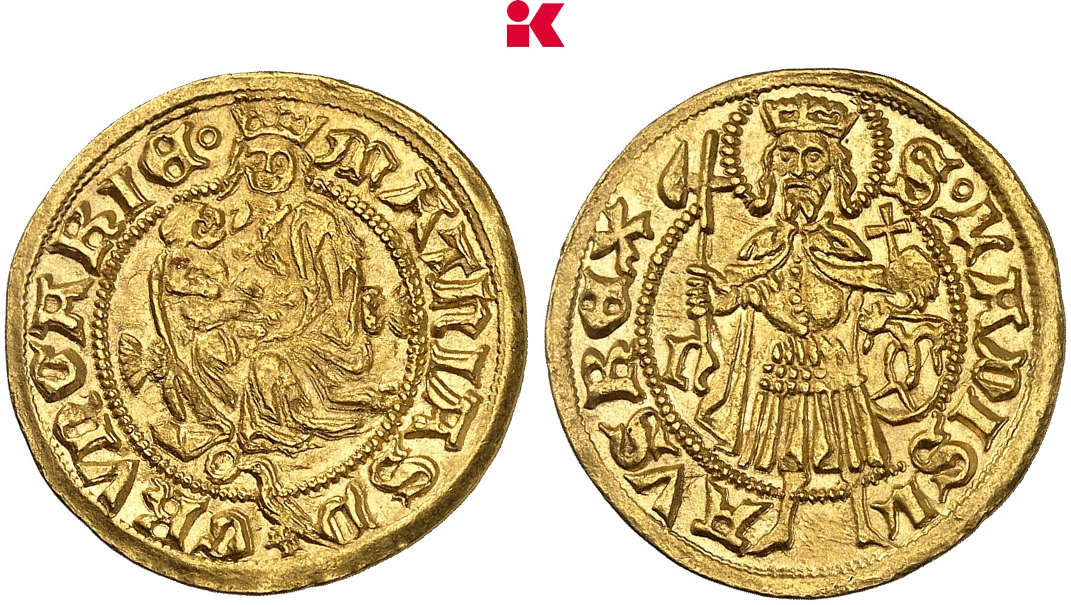UNGARN Matthias Corvinus, 1458-1490. Goldgulden o. J. (ab 1481-1487), Nagybánya.