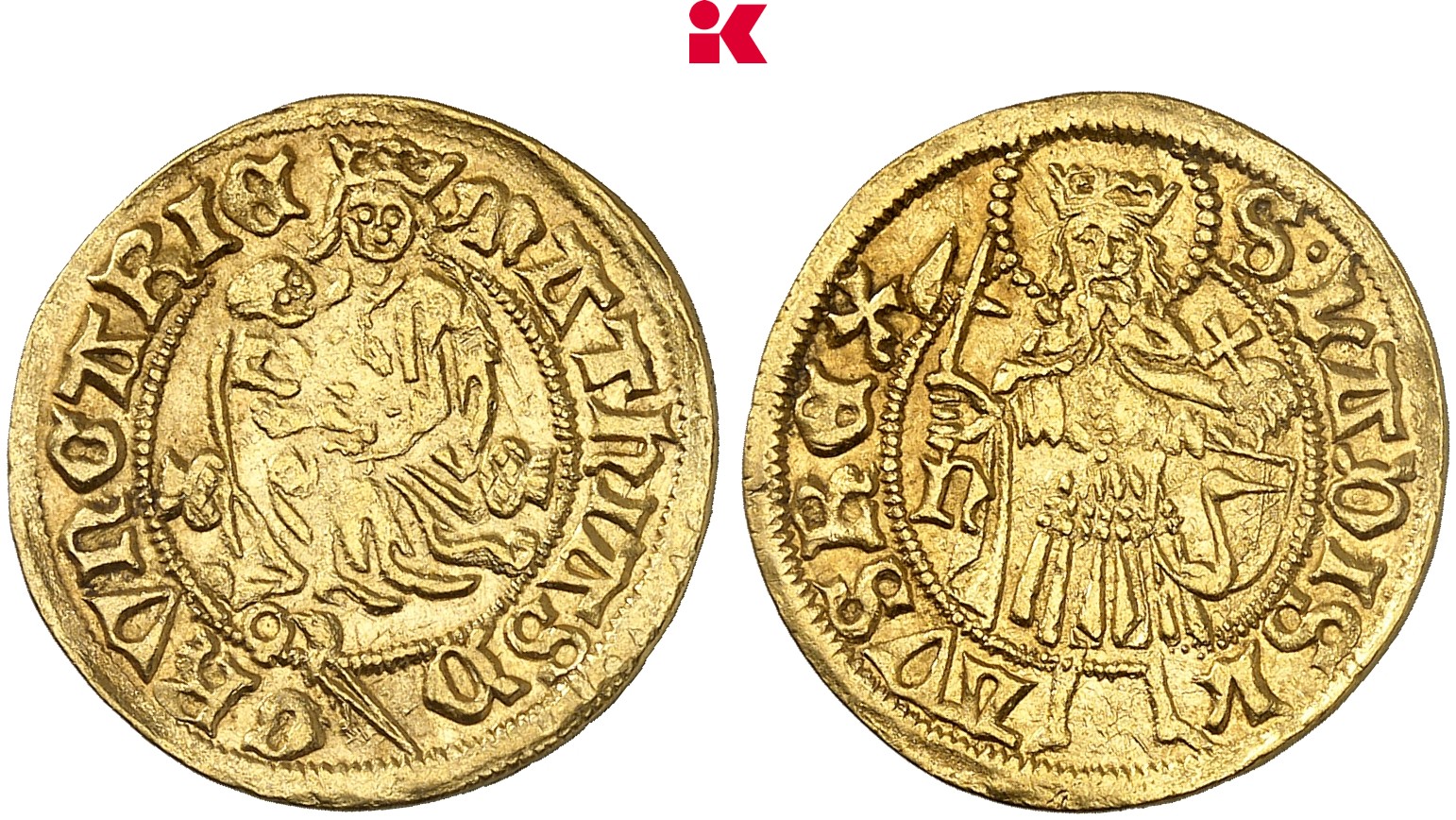 UNGARN Matthias Corvinus, 1458-1490. Goldgulden o. J. (ab 1483), Nagybánya.